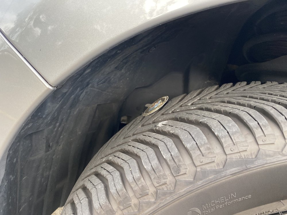 Tire tread close-up at Thompson Lane Auto, Nashville, TN