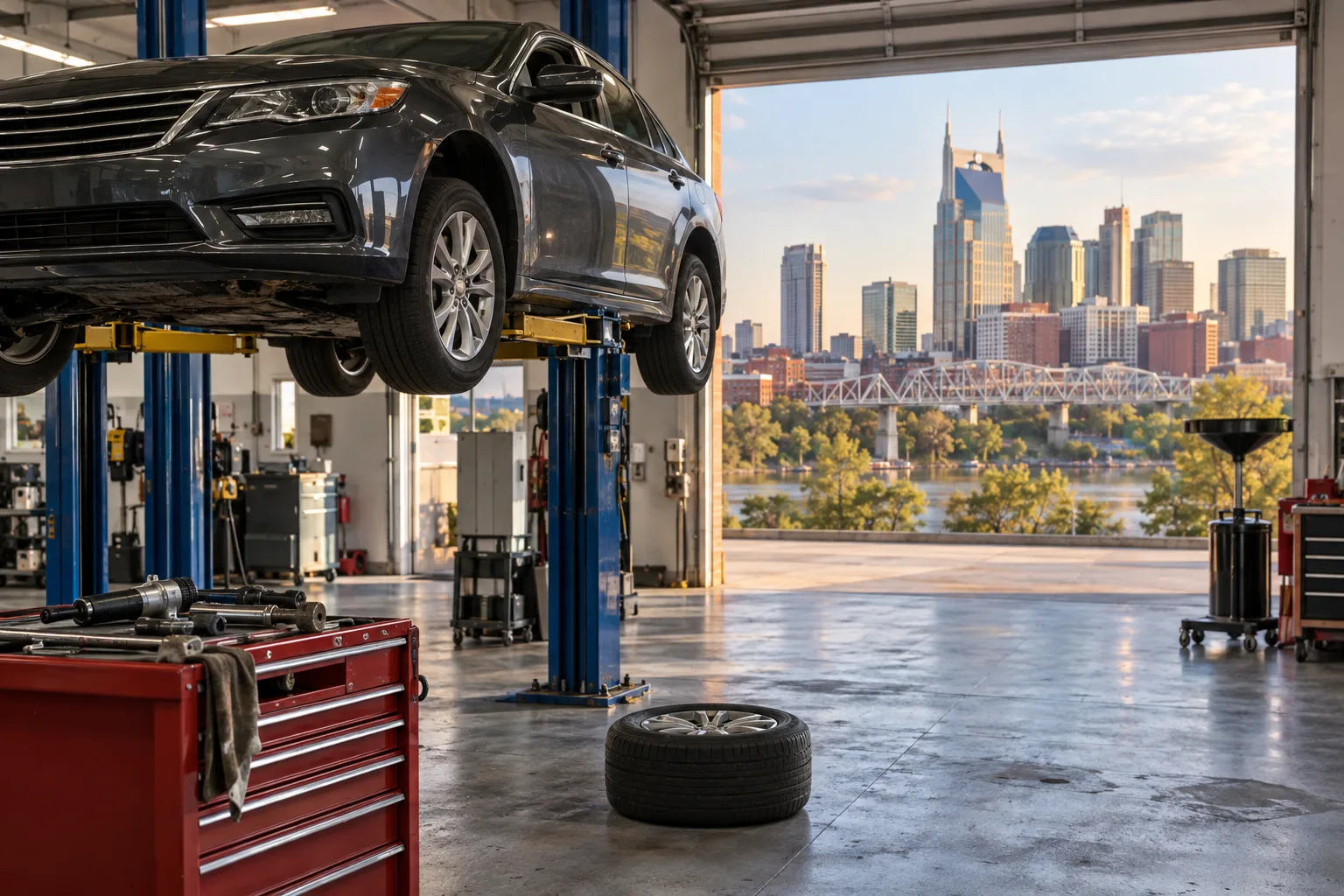 General Auto Repair being performed at Thompson Lane Auto in Nashville, TN